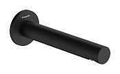 Hansgrohe Zesis S Излив настенный для ванны 18,1 см, подводка 1/2, цвет: матовый черный 74410670