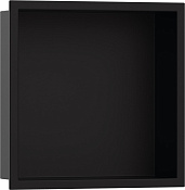 Hansgrohe XtraStoris Original Полка встраиваемая в нишу 30х7х30h см, цвет: матовый черный 56093670
