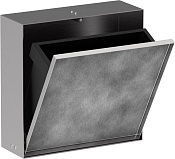 Hansgrohe XtraStoris Rock Встраиваемая корзина для мусора 30х10х30h см, цвет: нержавеющая сталь 56089800