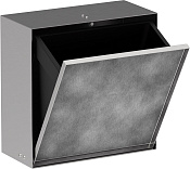 Hansgrohe XtraStoris Rock Встраиваемая корзина для мусора 30х14х30h см, цвет: нержавеющая сталь 56090800