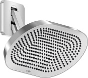 Axor Shower Sphere Верхний душ 37х22 см, настенный кронштейн, 2 вида струи, цвет: хром 39745000