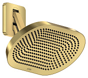 Axor Shower Sphere Верхний душ 37х22 см, настенный кронш., 2 вида струи, цвет: полированное золото 39745990