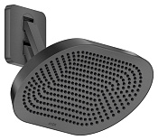 Axor Shower Sphere Верхний душ 37х22 см, настен. кронш., 2 вида струи, цвет: шлифованный черный хром 39746340