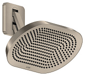 Axor Shower Sphere Верхний душ 37х22 см, настенный кронштейн, 2 вида струи, цвет: шлифованный никель 39746820
