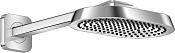 Axor Shower Sphere Верхний душ 25х16 см, настенный кронштейн, 1 вид струи, цвет: хром 39754000