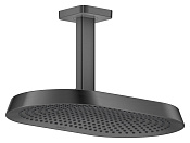 Axor Shower Sphere Верхний душ 37х22 см, потолоч. кронш., 2 вида стр., цвет: шлифованный черный хром 39757340