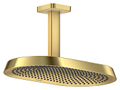 Axor Shower Sphere Верхний душ 37х22 см, потолочный кронш., 2 вида струи, цвет: полированное золото 39757990