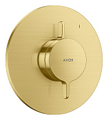 Axor One Смеситель для душа встраиваемый на 1 потребитель, внешняя часть, цвет: шлифованная латунь 48615950