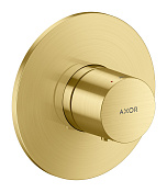 Axor One Термостат для душа встраиваемый на 1 потребитель, внешняя часть, цвет: шлифованная латунь 48711950