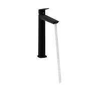 Hansgrohe Logis Смеситель для раковины, высокий, с донным клапаном, цвет: черный матовый 71257670