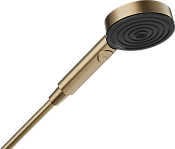 Hansgrohe Pulsify Select S Ручной душ 3 вида струи Relaxation, цвет: бронза шлифованная 24110140