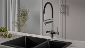 Artisantech AquaHot Rome Смеситель для кухни 4в1: гор./хол. вода, кипяч., фильтр. вода, цвет: хром AH-1169-C