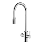 Artisantech AquaHot Turin Смеситель для кухни 4в1: гор./хол. вода, кипяч., фильтр. вода, цвет: хром AH-1153N-C