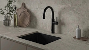 Artisantech AquaHot Aspen Смес. для кухни 5в1: гор./хол. вода, кипяч., фильтр. вода, цвет: черный AH-1195C-BM