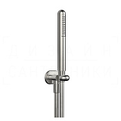 Gessi Goccia Душевой гарнитур: ручной душ, держатель с выводом, шланг 150 см, цвет: chrome brushed 33773#147