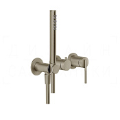 Gessi Ingranaggio Смеситель для душа встраиваемый, 2 потр., внеш. часть, цвет: finox brushed nickel 63545#149