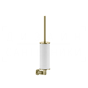 Gessi Inciso Ершик для унитаза подвесной, с кермической колбой Neolite, цвет: brushed brass PVD 58519#727