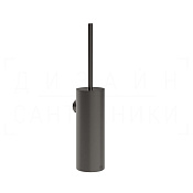 Gessi 316 Ершик для унитаза подвесной, с колбой из нержавеющей стали, цвет: black metal brushed PVD 54721#707