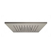 Gessi Minimali Потолочный душ 35 см, встраиваемый, 1 вид струи, цвет: steel brushed 57871#239