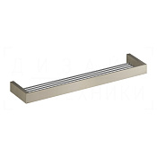 Gessi Inverso/Rettangolo Полочка-решетка металлическая 61,5 см, подвес., цвет: finox brushed nickel 20949#149