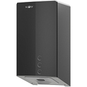 Nofer Fuga evo Сушилка для рук 17х33h см, сенсорная, подвесная, мощность 800 W, цвет: gun metal PVD 01831.TT
