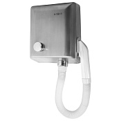 Nofer Mango Фен настенный стационарный, мощность 800 W, цвет: нержавеющая сталь 02300.S