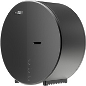 Nofer Industrialevo Держатель туалетной бумаги с крышкой, подвесной, цвет: gun metal PVD 05046.TT