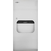 Nofer Compact Диспенсер бумажных полотенец встраиваемый 35х70 см, мусорный бак, цвет: нерж. сталь 12047.P.S