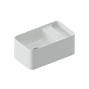 ArtCeram Brooklyn Раковина подвесная 60х25h см, без отверстия под смеситель, цвет: glossy white BNL004 01 34