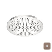 Almar Velvet Верхний душ d30 см, 1 режим, без кронштейна, цвет: 316 PVD brushed copper E044306.CO316