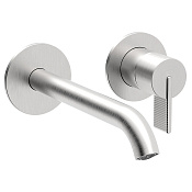 Almar Line Смеситель для раковины встраиваемый, внешняя часть, цвет: 316 brushed stainless steel E210067.316