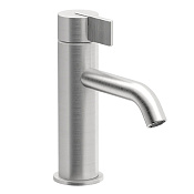 Almar Line Смеситель для раковины, без д/к, длина излива 12,3 см, цвет: 316 brushed stainless steel E214013.316