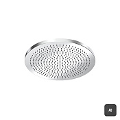 Almar Velvet Верхний душ d30 см, 1 режим, без кронштейна, цвет: brushed absolute black PVD E044306.AB