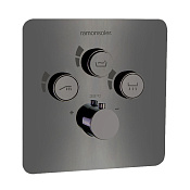 Ramonsoler RS-Smart Термостат для душа встраиваемый на 3 потр., с внут., цвет: графит брашированный 85T301SGR