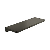 Ramonsoler Accesorios Полка металлическая 30x10 см, подвесная, цвет: графит брашированный ESTA01GR