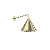 Ramonsoler Hydrotherapy Верхний душ d19,9 см, настен. кронш., 1 вид стр., цвет: золото брашированное RCON300OC