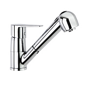 Ramonsoler Titanium Смеситель для кухни с выдвижным изливом, цвет: хром 181901