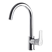 Ramonsoler Titanium Смеситель для кухни с поворотным изливом, цвет: хром 183611