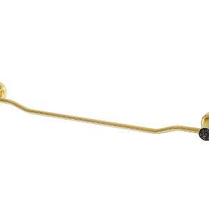 Boheme Royal Cristal Полотенцедержатель 63 см, подвесной, цвет: gold 10922-G-B