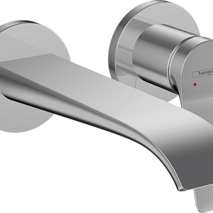 Hansgrohe Vivenis Смеситель для раковины встраиваемый, внешняя часть, излив 19,2 см, цвет: хром 75050000