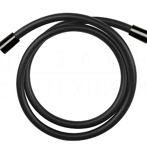 Gessi Душевой шланг 150 см, с пластиковой оплеткой, цвет: black metal PVD 54137#706