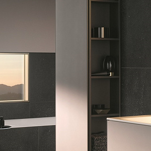 Keuco Plan Шкаф-пенал 30x48x175h см, цвет: инокс матовый 32932 290001