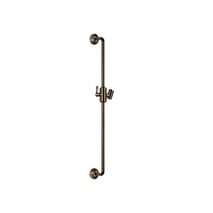 Gessi Venti20 Душевая штанга 86,5 см, с держателем для лейки, цвет: coffee bronze brushed PVD 65145#761