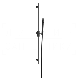 Gessi Inverso Душевой гарнитур: ручной душ, штанга, держатель, шланг 150 см, цвет: matte black 63584#299