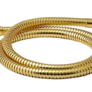 Remer Душевой шланг 150 см, в металлической оплетке, цвет: oro lucido 333CN150DO