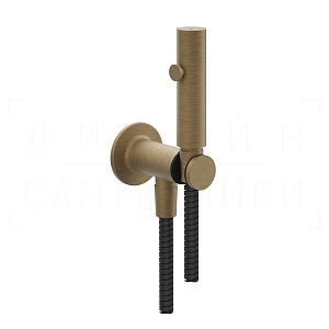Gessi Inciso Гидроершик без смесителя, шланг 125 см, цвет: antique brass 58151#713