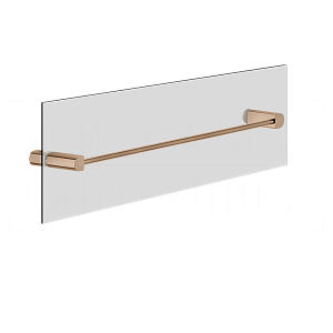 Gessi Rilievo Полотенцедержатель для крепления на стекло 47,8 см, цвет: copper PVD 59564#030