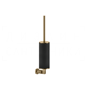 Gessi Inciso Ершик для унитаза подвесной, колба Neolite, цвет: black/warm bronze brushed PVD 58520#726