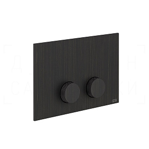 Gessi Anello Кнопка смыва для инсталляции Tece, 2 режима, латунь, цвет: aged bronze 54629#187