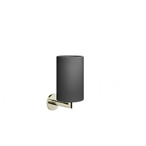 Gessi Ventaglio Стакан подвесной, керамический Neolite, цвет: black/nickel PVD 63608#720